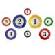 Billiard room billiard hall wall decoration supplies creative ornaments mural decoration poster stickers background layout