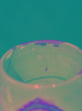 创意草花石头广西国画石奇石摆件多功能文房鼓形圆珠笔笔筒花盆