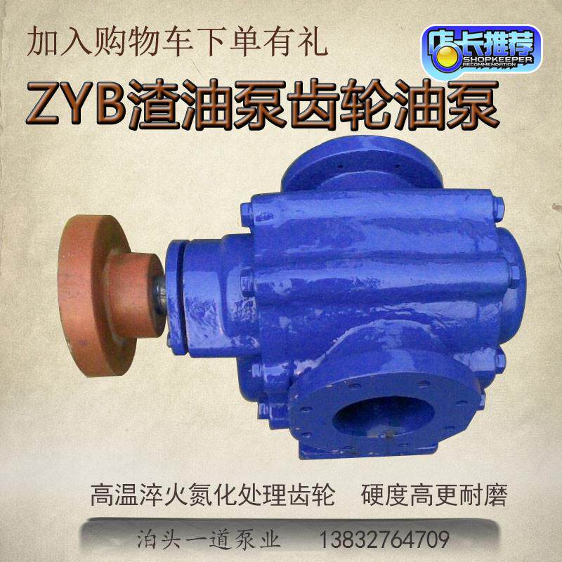 ZYB2300483633960新款一道口径渣抽煤焦高温高压电动齿轮油泵泵头 - 图1