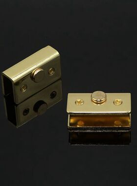 金色玻璃推夹 玻璃合页柜门玻璃铰链 柜门磁吸玻璃夹 亮金磁门夹