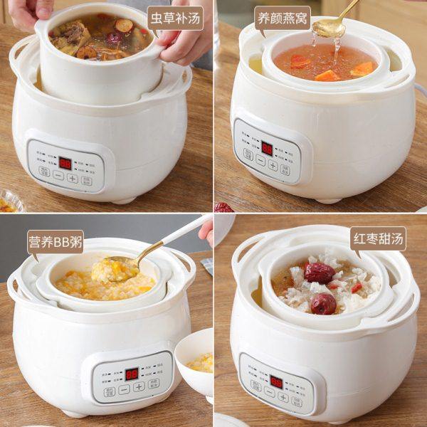 电炖盅隔水炖陶瓷煲汤锅电炖锅婴儿小型燕窝专用锅家用熬煮粥神器,淘宝优惠券,粉丝福利购,淘宝优惠卷