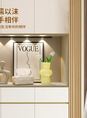 客厅电视柜轻奢高档m艺术抽象情侣摆件北欧入户玄关酒柜家居装饰