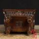 Antique literary play pure copper four-legged square tripod p Wanshengding incense burner to attract wealth and prosperity for thousands of years retro living room office place