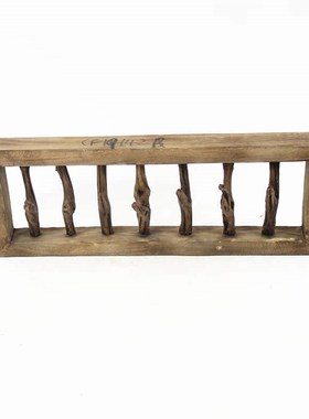 厂家销售原创手工艺术木质屏风多功能挂勾家居酒店装饰梯型摆件