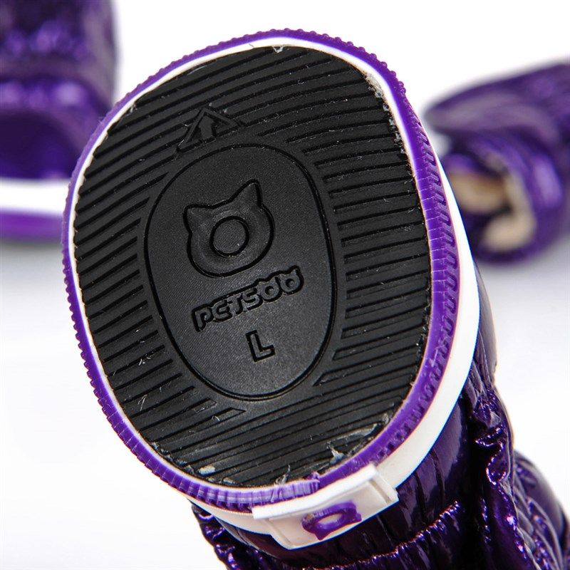 小狗狗鞋子一套4只泰迪比熊雪纳瑞小型犬雪地靴宠物冬季不掉棉鞋,淘宝优惠券,粉丝福利购,淘宝优惠卷