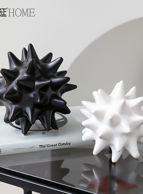 现代轻奢创意陶瓷摆件家居饰品客厅玄关书房样板房间桌面艺术装饰