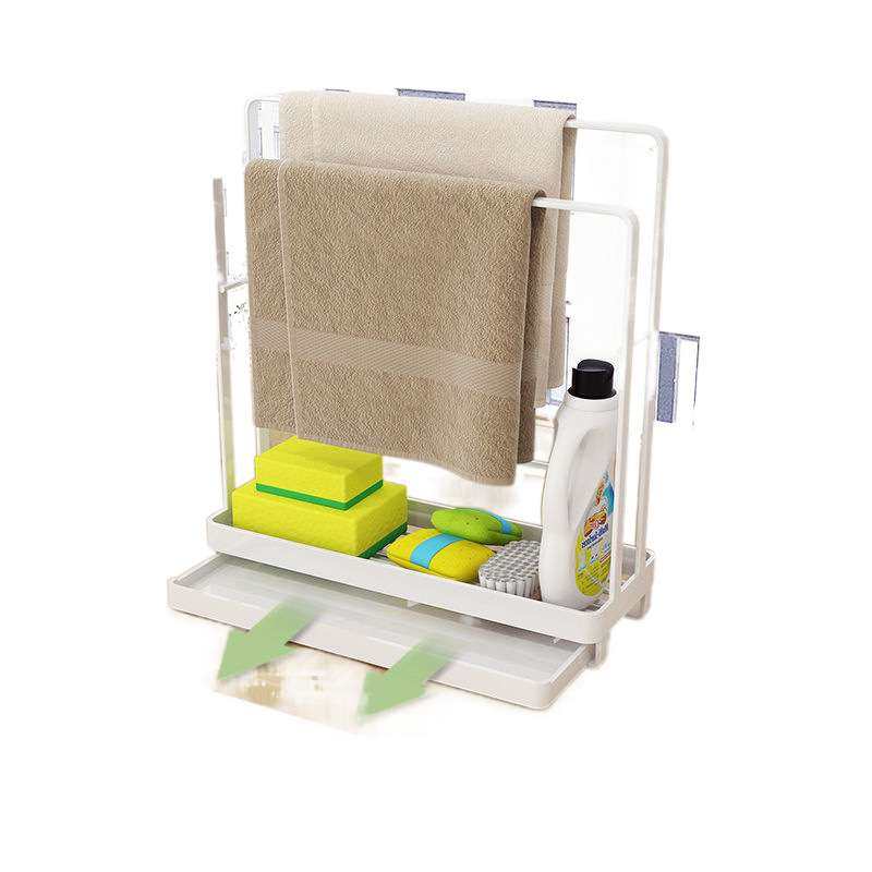 置物架厨房各种神器抹布架洗碗毛巾收纳置物架海绵沥水架台面窗,淘宝优惠券,粉丝福利购,淘宝优惠卷