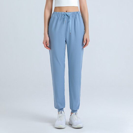 2023新款运动裤女健身夏季薄款宽松束I脚跑步卫裤休闲训练瑜伽长