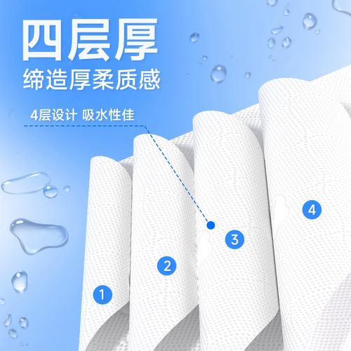 漫花抽纸家用实惠装面巾餐巾卫生纸巾整箱批悬挂式厕可擦手GB - 图2