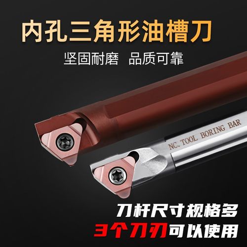 R2圆弧槽刀内沟卡簧槽小内孔浅油槽刀片机加刀杆数控割刀SUNR0016 - 图2