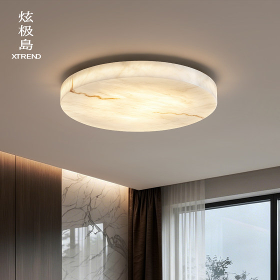 Italian high-end resin bedroom ceiling lamp