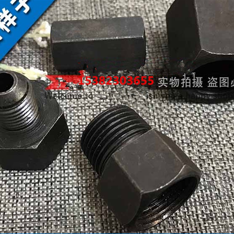 压力表表座接头M20*1.5碳钢单头丝公制螺纹液压压力表转换接头14 - 图0