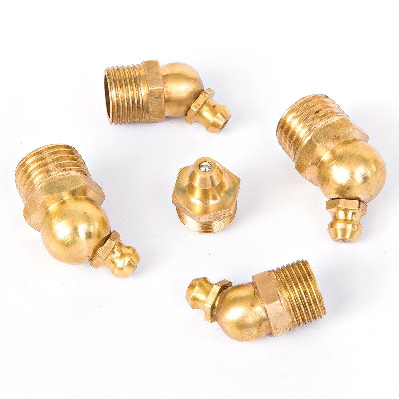 黄油嘴铜油嘴油嘴头铜油杯油咀油枪注枪头弯油嘴M6M8M10M12M14M16,淘宝优惠券,粉丝福利购,淘宝优惠卷