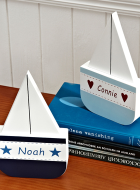 帆船摆件摆设儿童样板房布置软装家居饰品男孩桌面搭配创意装饰品