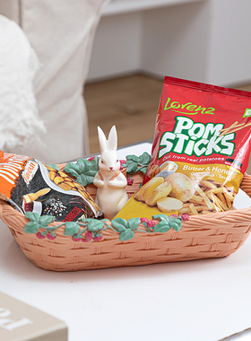 慧心巧聚小兔桌面收纳摆件家居饰品客厅茶几玄关儿童房装饰品摆设