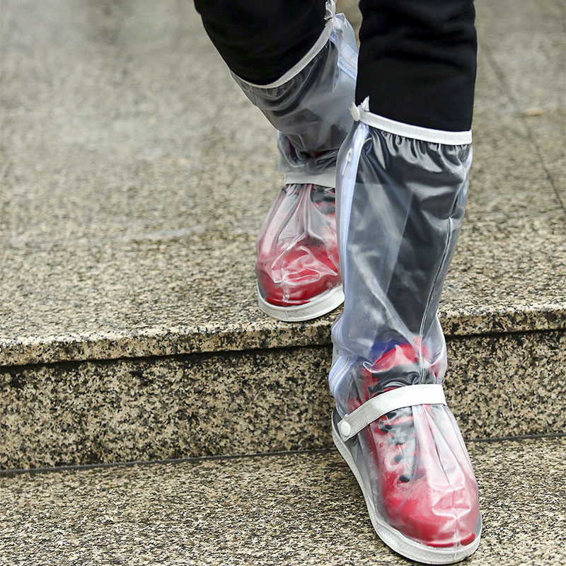 高筒防水鞋套男下雨天防滑雨鞋套女加厚耐磨底沙漠防沙鞋套防碎发,淘宝优惠券,粉丝福利购,淘宝优惠卷