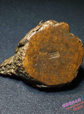 纯铜手工仿古实心紫铜茶宠小物件 团子鸡 茶道小摆件