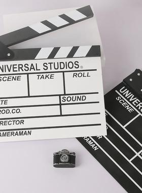 电影开拍牌导演板便携式axction开机板打板新款道具拍