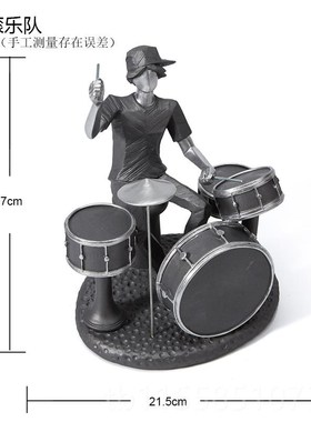 高档乐音乐摇f滚乐电吉他器家居装品摆件电视柜酒柜玄关架队子饰