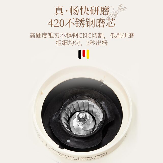 German Derlla fully semi-automatic espresso machine household small milk foam grinder and grinder all in one