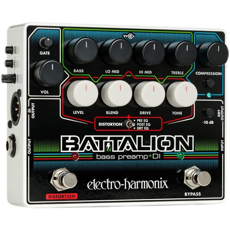 EHX Electro-Harmonix Battalion Bass 前级 DI 失真 单块效果器 - 图3