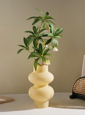 贝汉美高档水石榕仿真花假花摆设仿生绿植盆栽室内客厅装饰花摆件