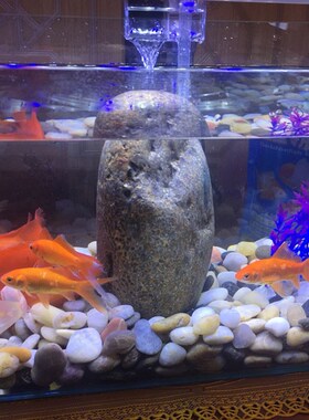 鹅卵石雨花石原石鱼缸造景花盆栽天然小石子庭院鹅软石彩色石头