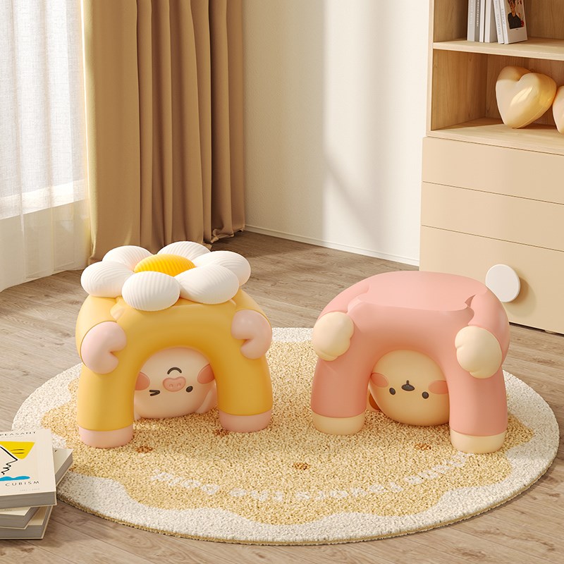 可爱动物换鞋凳子创意客厅落地摆件玄关家居饰品新家乔迁新居礼物 - 图2