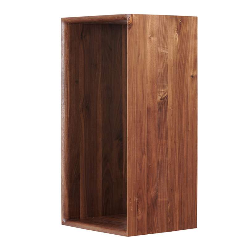 实木自由组合格子柜收纳柜日式书柜落地书架置物柜小书架储物柜 - 图2