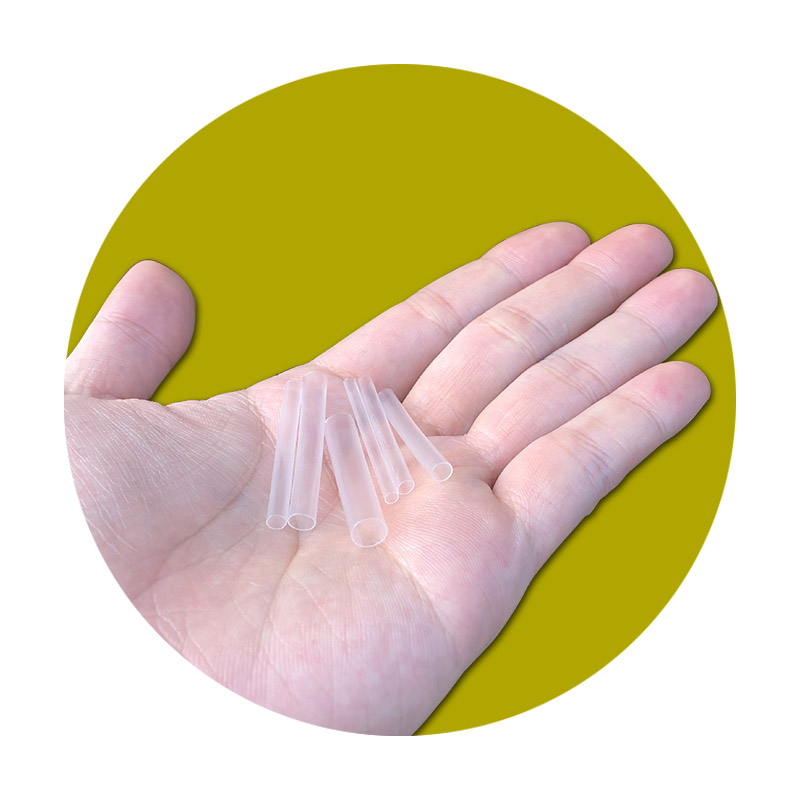 Live ring sleeve buckle ring transparent heat shrink pipe anti-detachment protective sleeve invisible open leather rubber sleeve seal fixing sleeve