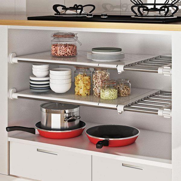 厨房下水架分层置物架吊柜储物架收纳橱柜内隔层分隔板衣柜以信,淘宝优惠券,粉丝福利购,淘宝优惠卷