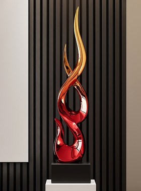 现代轻奢节节高升酒柜摆件办公室客厅玄关旁装饰品高级感家居软装