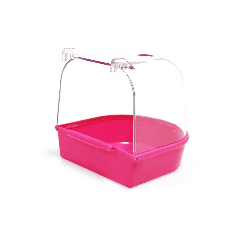 鹦鹉洗澡盒鹦鹉浴室盆鸟洗澡器鸟用外挂洗澡盆加大鸟笼外挂洗澡盆,淘宝优惠券,粉丝福利购,淘宝优惠卷