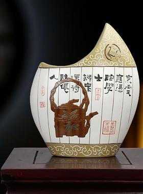 非遗彩陶瓷特色民族风装饰品摆件客厅博古架玄关电视柜装饰工艺礼