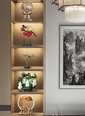 新中式门店乔迁开业送礼招财摆件家居客厅酒柜电视柜书房装饰品