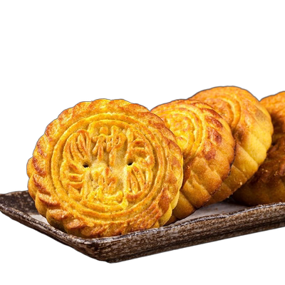 长福祥神池胡麻油五仁月饼纯手工山西特产散装中秋老式糕点