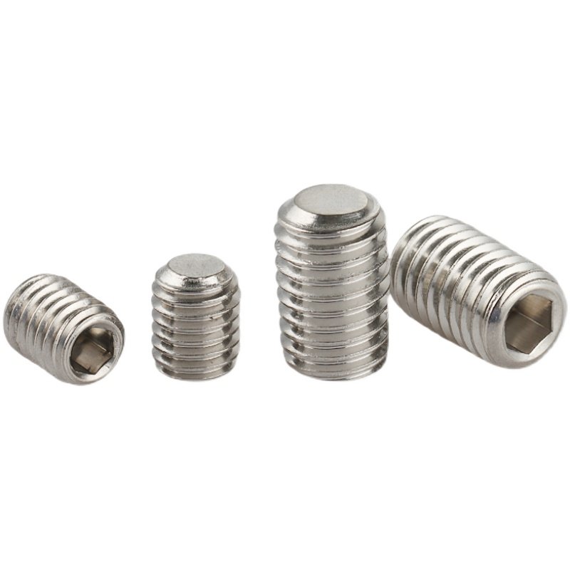 304不锈钢平端紧定螺丝内六角无头机米顶丝止付螺钉M3M4M5M6M8M10,淘宝优惠券,粉丝福利购,淘宝优惠卷