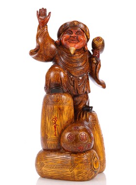 妙如意 李居明吉祥物大黑天招手大财神