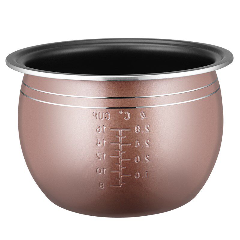 老式电饭b煲内胆通用1.2L1.6L2L3L4L5L6L加厚不粘半球电饭锅内胆 - 图0