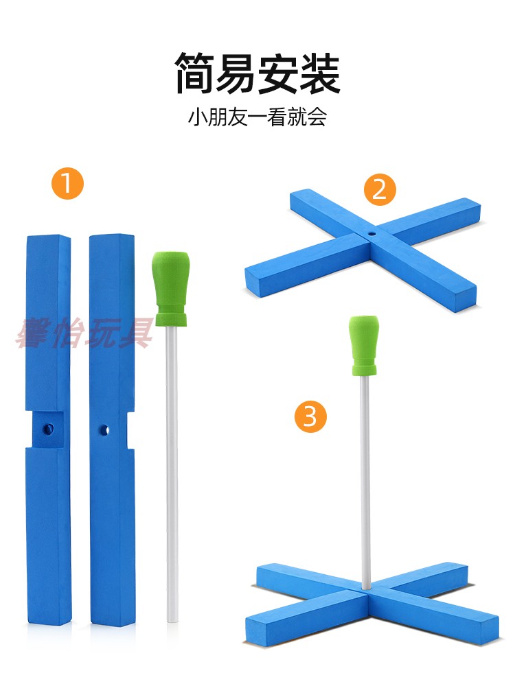 儿童棒球棒软式海绵塑料幼儿园训练教学道具套装橡胶垒球棒玩具 - 图2