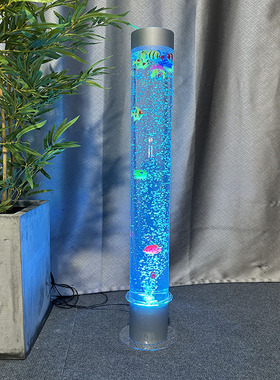 亚克力卧室新居墙摆件气泡水族婚庆路引水柱管室内形象装饰背景