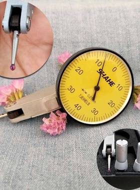 三和杠杆百分表0-0.8红宝石测头百分表头大表盘40mm跳动表