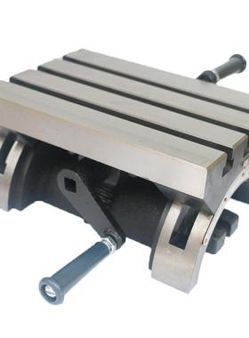 可调角度工作台可倾斜工作台钻床铣床工作台7/10/12/15/24寸