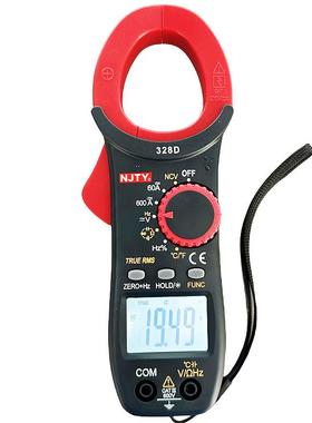 交直电流川宇328D钳形表多用表电流电压表数显式钳形万用表NJTV