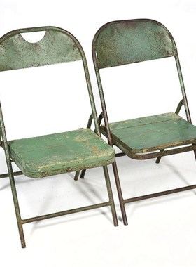 儿童铁凳子摄影家具道具摆设乡愁展览H展示老式老上海童真男孩女