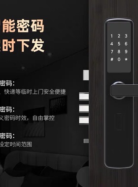 远程APP通通锁防盗门智能锁出租房公寓密码锁民宿酒店管理科技侠