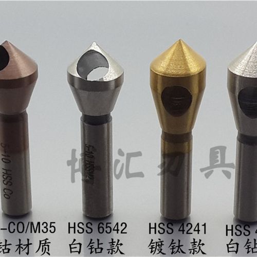 斜孔倒角刀去毛刺90扩孔钻内排屑倒锥度钻头2-5-10-15-20倒角器 - 图0