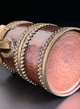 藏式用品尼泊尔铜水壶青稞壶铜酥油茶壶茶具家居工艺礼品装饰摆件