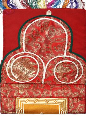 祠堂刺绣 八吉祥装饰对联 挂帘侧帘挂幡 包邮