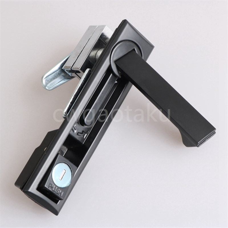 MS731-3 Rodless Heaven and Earth Link Lock Electric Cabinet Box Small Square Lock Zinc Alloy Material Chassis Cabinet Link Lock